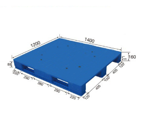 1412平板川字塑料托盘