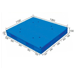 1311平板双面塑料托盘